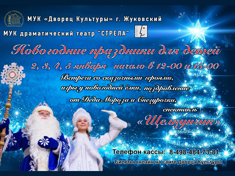 2 января 12:00 и 15:00. Новогоднее представление/ Спектакль «Щелкунчик и Мышиный Король»/ Театр Стрела