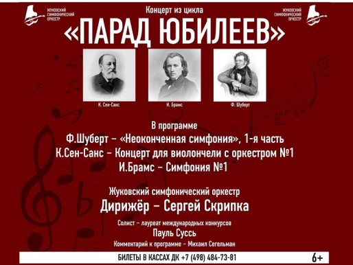 6 ноября 2022 15:00. Жуковский симфонический оркестр / Концерт
